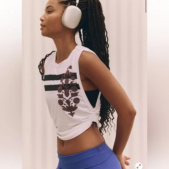 FP Movement by Free People White and Black Tank Top - Picture 3 of 7